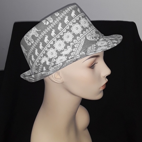 ELEPHANT FEDORA HAT - Picture 2 of 3